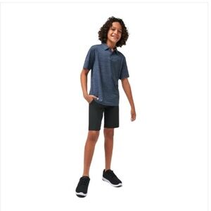 Travis Mathew Charcoal Gray Kids Golf / Athletic Shorts - 10
